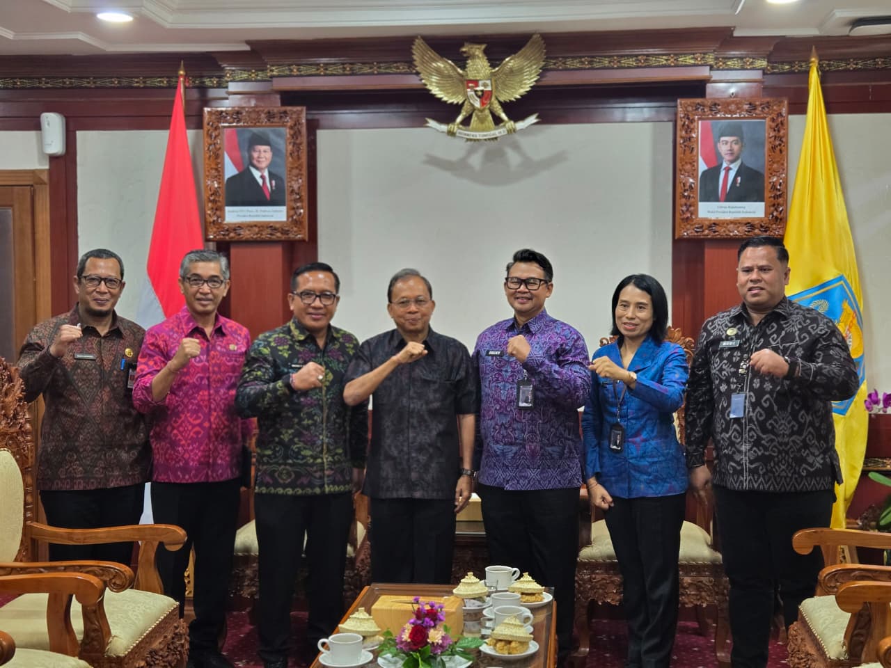 Dorong Optimalisasi Pembinaan, Kanwil Ditjenpas Bali Laksanakan Audiensi Bersama dengan Gubernur Bali