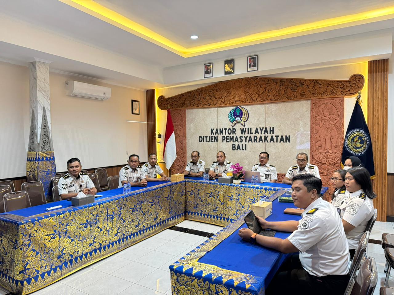 KANWIL DITJENPAS BALI IKUTI DISKUSI NASIONAL IMPLEMENTASI KUHP DAN KUHAP BIDANG PELAYANAN TAHANAN