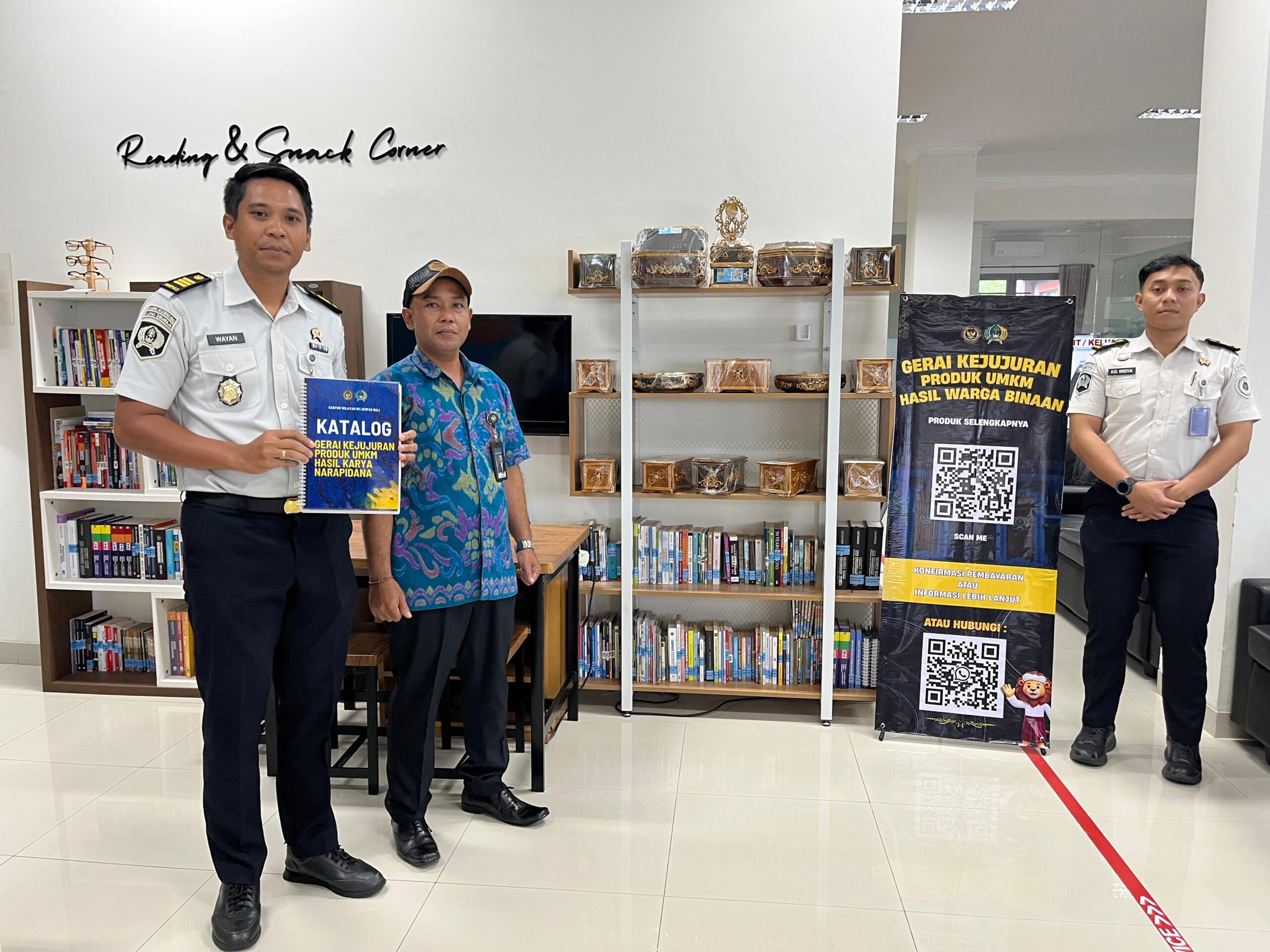 MENGHAPUS STIGMA DENGAN ESTETIKA, PRODUK HASIL KARYA WARGA BINAAN HADIR DI KANTOR IMIGRASI SINGARAJA