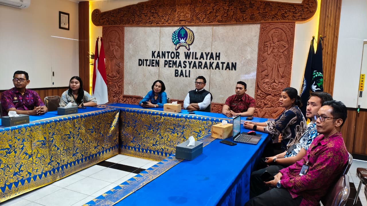 OPTIMALKAN LAYANAN HARI RAYA, KANWIL DITJENPAS BALI IKUTI PENGARAHAN NASIONAL TERKAIT LAYANAN KUNJUNGAN IDUL FITRI 1447 H