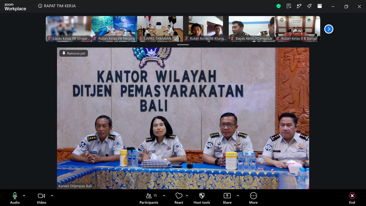 PERKUAT KETAHANAN PANGAN BERBASIS KEARIFAN LOKAL, Kanwil Ditjenpas Bali Bentuk Tim Kerja Subak PAS Bali